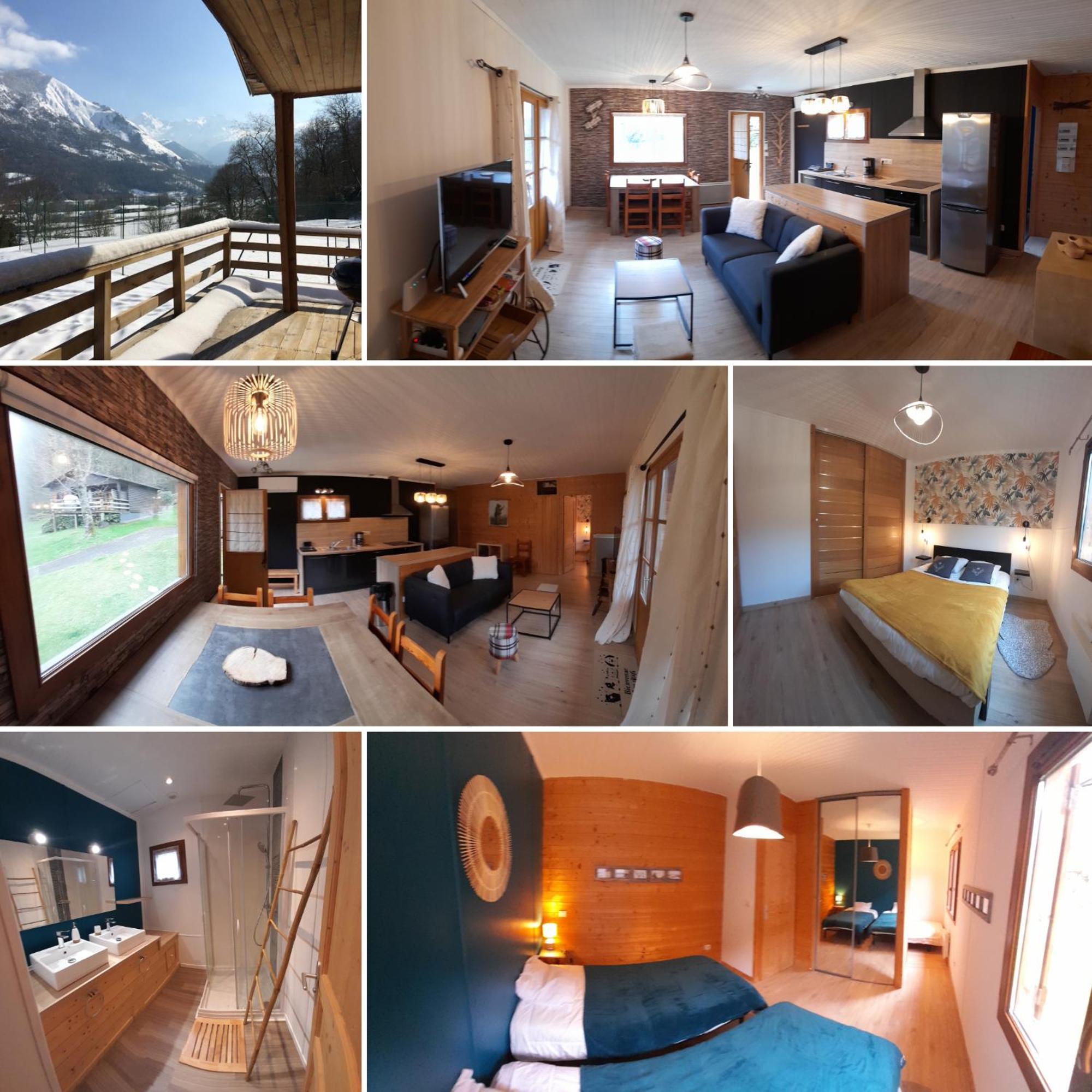 Chalet De L'Ours Brun, Gite 3 Etoiles Gere-Belesten ภายนอก รูปภาพ